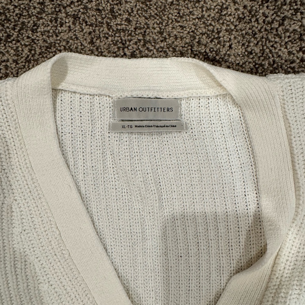 Urban Outfitters Cream Button-Up Cardigan - Picture 2 of 3